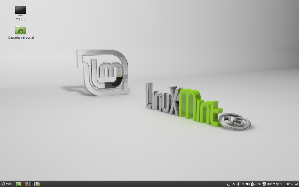 Escritorio Linux Mint 15