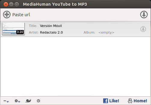Youtube to MP3 en Linux width= height=