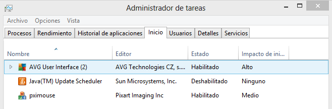 Administrador de tareas Windows 8 inicio width= height=