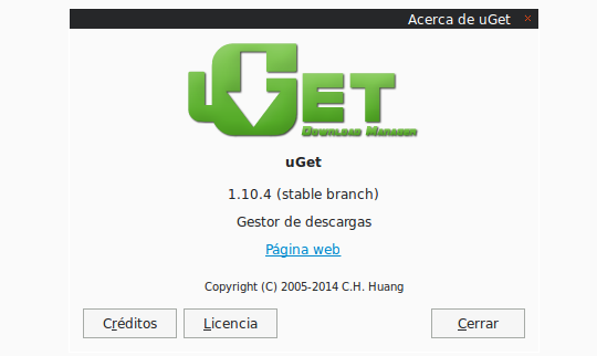 Gestor de descargas uGet en Ubuntu