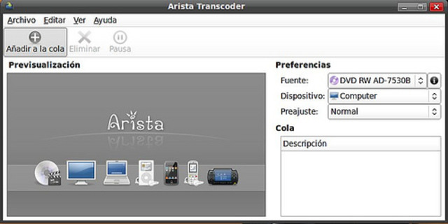 Arista transcoder Linux