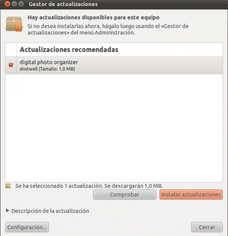 Actualizar el sistema y aplicaciones en Ubuntu