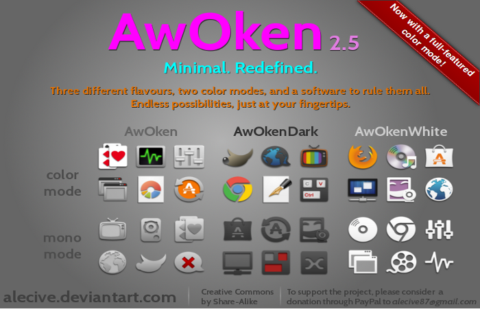 Personalizar Ubuntu con los iconos AwOken – nuevos temas