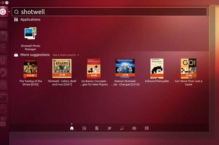 Desactivar búsquedas Amazon en Ubuntu