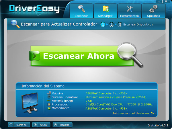 Actualiza los drivers de Windows con DriverEasy