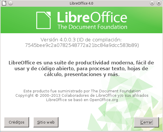 Instalar LibreOffice 4.0 en Linux de forma manual