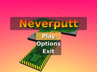 Neverputt, juego minigolf para Windows y Linux