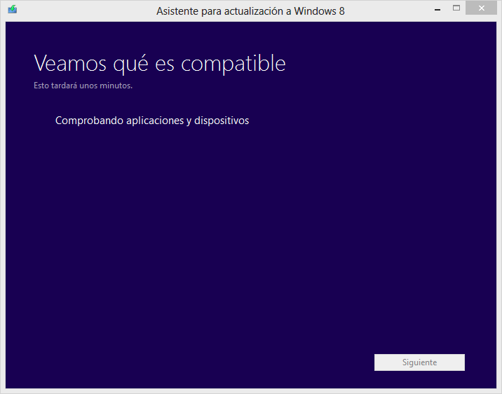 Viendo qué aplicaciones son compatibles en windows 8