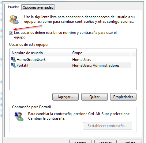 Desactivar el bloqueo automático en Windows 8