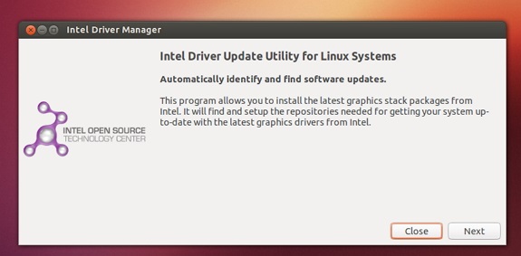 Instalar Intel Driver Manager 1.03 para Ubuntu 13.10