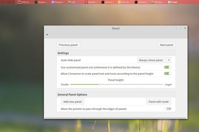 Novedades de Linux Mint 18.1: soporte para paneles verticales y mejoras