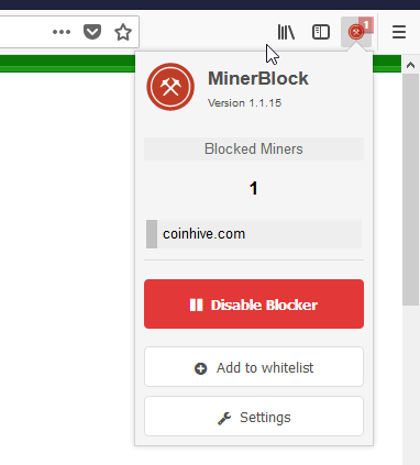 MinerBlock complemento