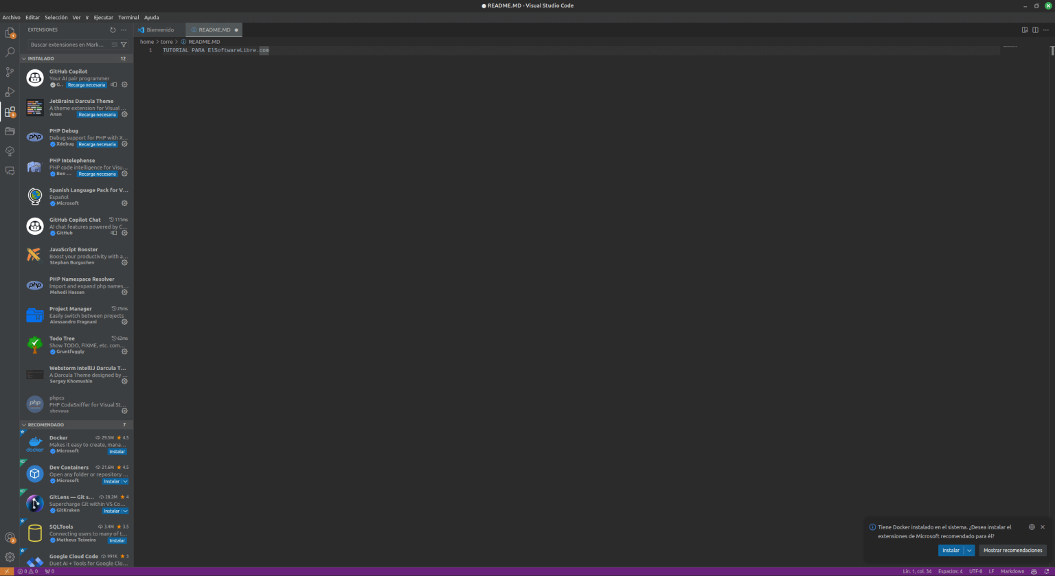 Cómo instalar Visual Studio Code en Linux - ElSoftwareLibre