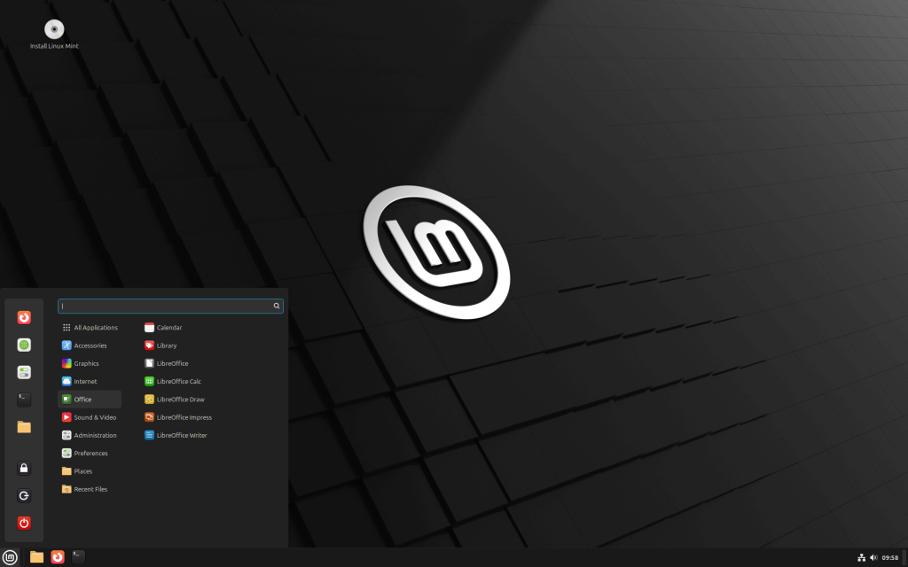 Linux Mint 22.1 escritorio